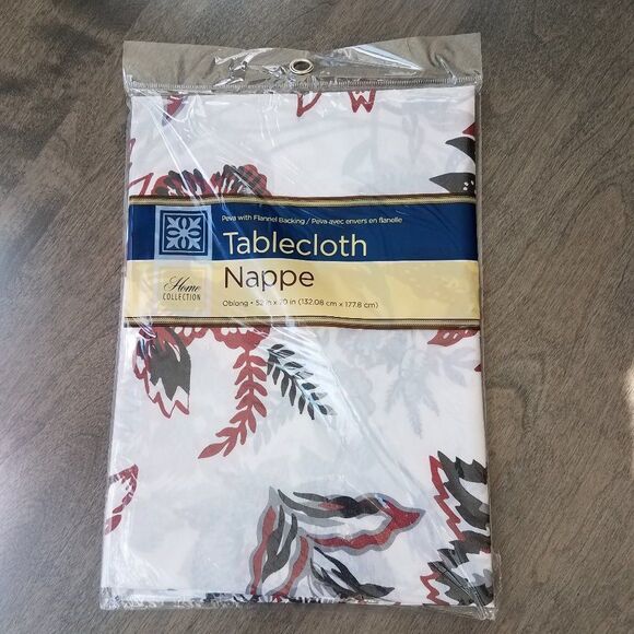 NWT Tablecloth PEVA with Flanel Backing - Picture 1 of 2